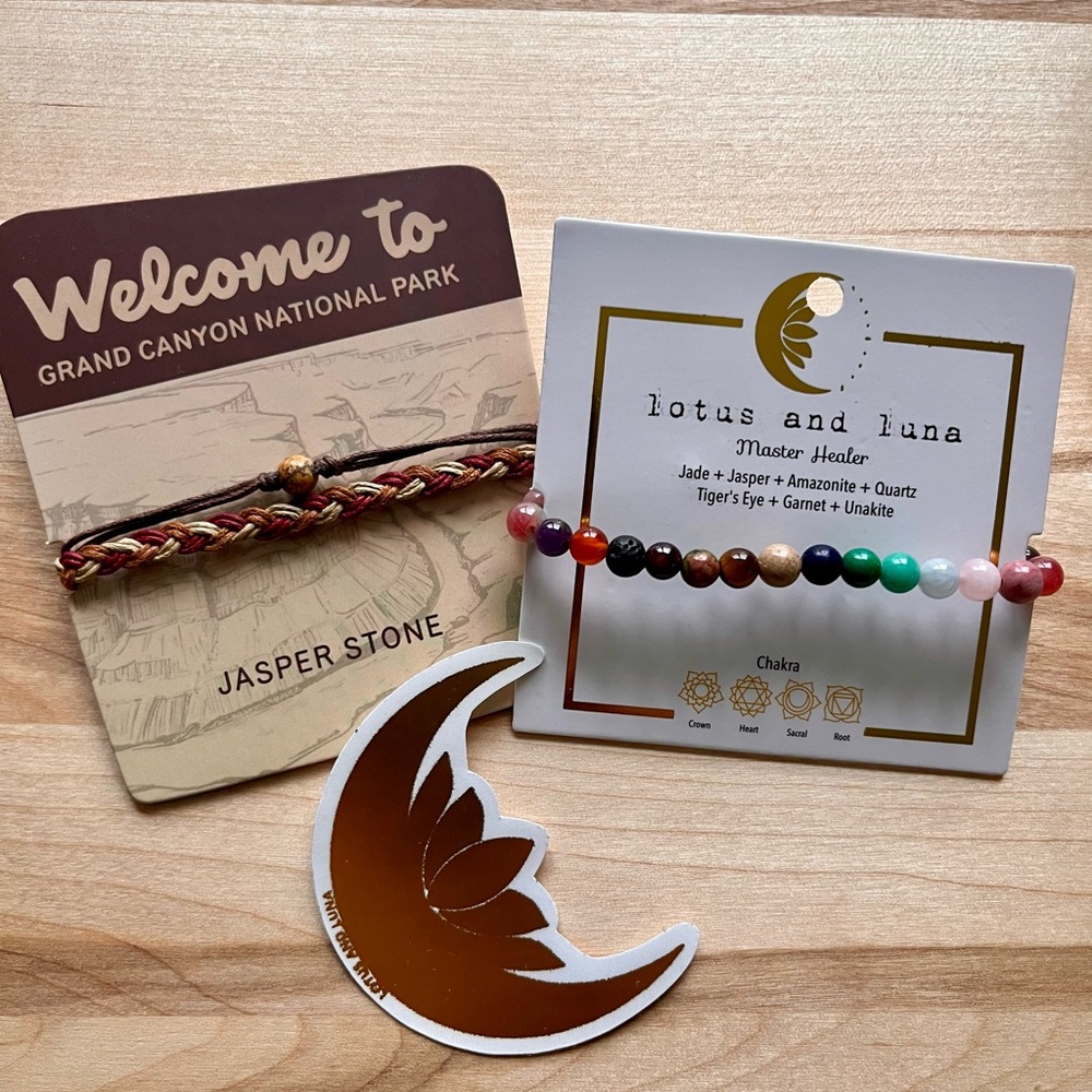 Lotus and Luna Bracelets